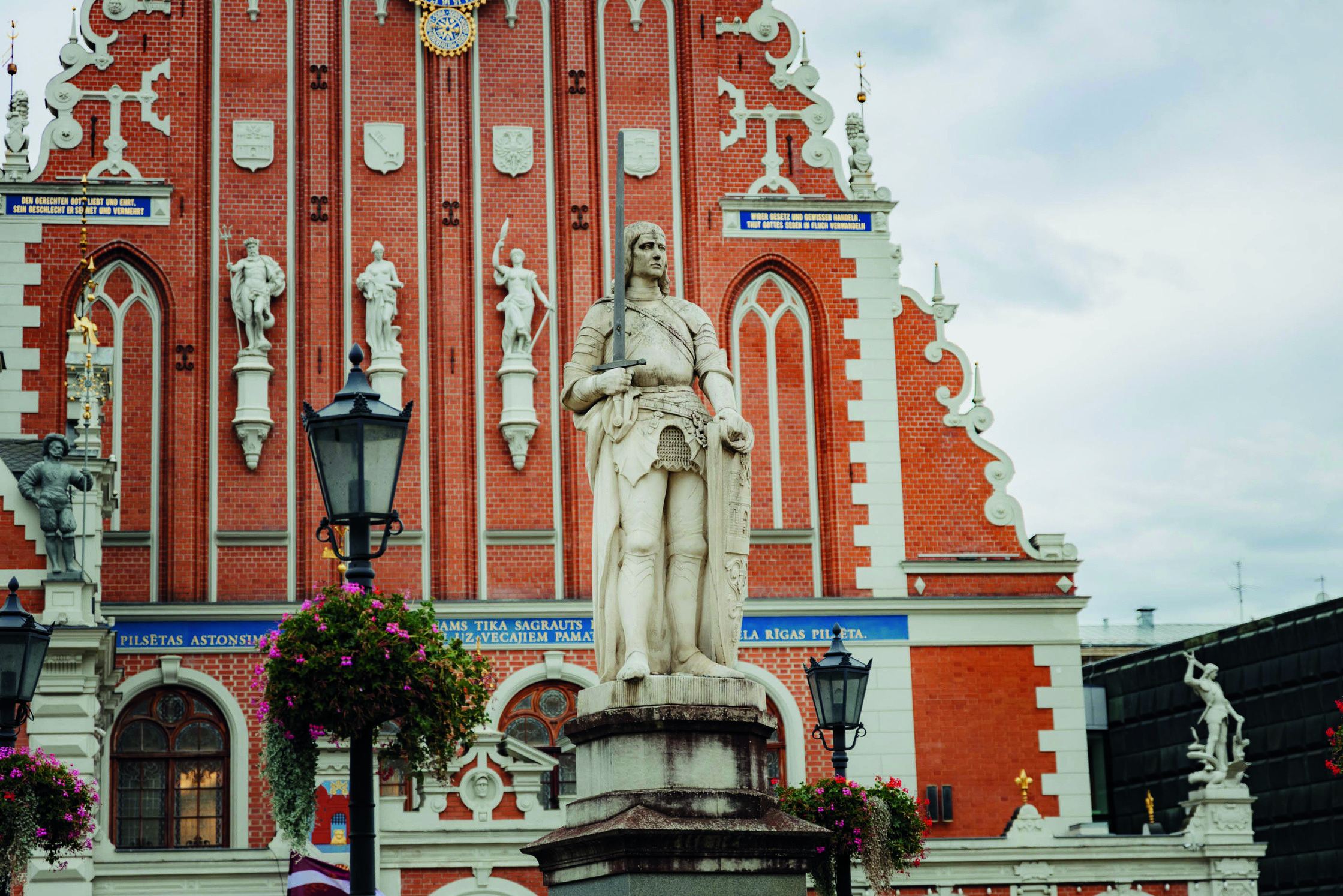 Historic architecture in central Riga
