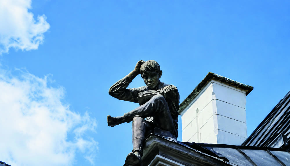 Sculpture detail in Riga